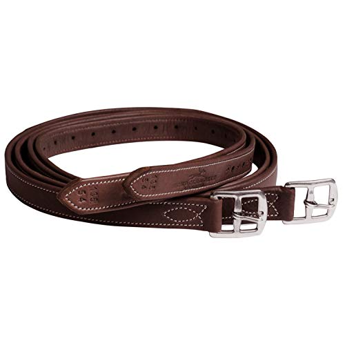 Étrivières Schockemöhle Chantilly 58" Espresso Cream : finis les cuirs qui s'étirent