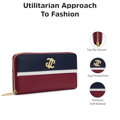Image of Lavie Signature Women's St.Cloud Colourblock Zip Around Wallet | Gift for Women