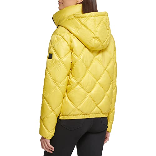 Kenneth Cole Women's Mixed Quilted Down Alternative Puffer Coat4
