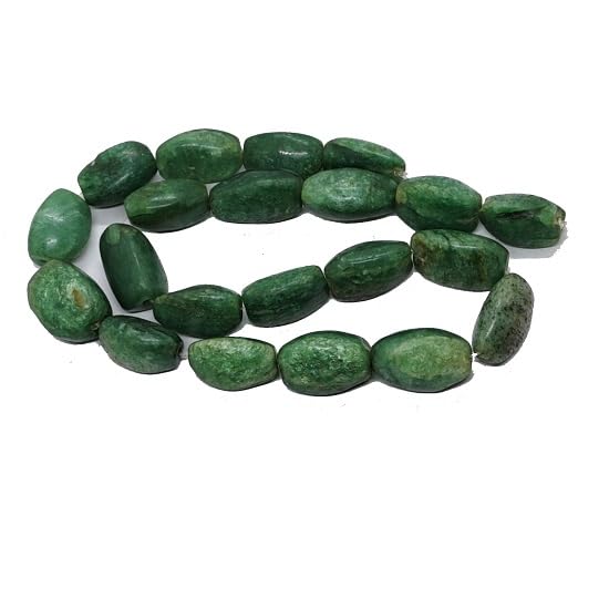 Green Jade Three Part Beads Strand Line Smooth Handmade Natural Plain Beads,AAA Quality (10-12mm Size) Strand line-image-37