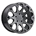 Level 8 4 Impact 17x8.5 Wheels Rims 5X139.7 Black 17" Inch -6mm