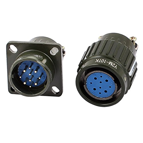 Conector circular Aexit Y2M21-10 metal 10 pines miniatura 2