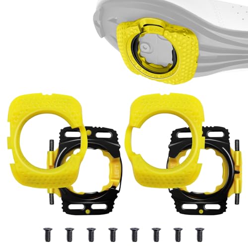 alltoo Cycling Shoes Cleats Bike Cleats Self-Locking Quick Release Aerodynamic for Wahoo SpeedPlay Zero