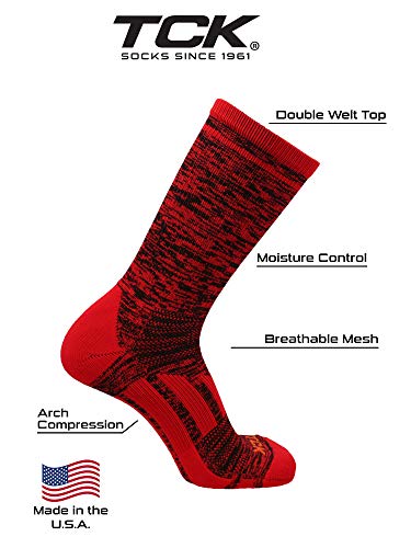 Image of TCK Sports Heathered Crew Socks