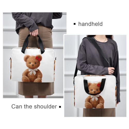 Funda para portátil ALAZA oso de peluche marrón miniatura 2
