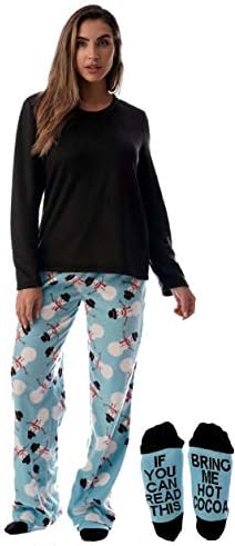 Just Love Womens Microfleece Pajama Pants Set with Socks 6734-10331-L
