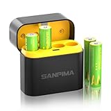 単3形充電式リチウム電池4本 1.5V 大容量 3600mWh/2400mAh