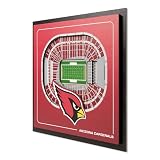 YouTheFan NFL Arizona Cardinals 3D Stadium Series Wall Art