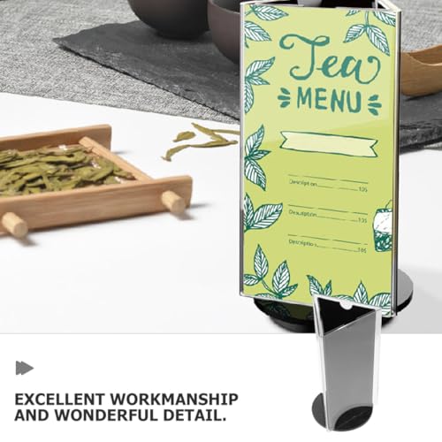 Porte-documents de bureau transparent et présentoir menu restaurant 90x180 - 7