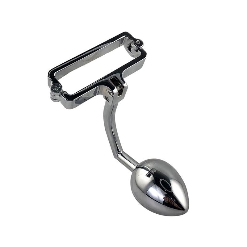 304 Edelstahl Hodensack Ring Mit Metall Anal Plug Bondage Sexspielzeug Butt Plug Mit Hodenring Für Männer SM Bondage Set Hodenstrecker Penisring Verzögerte Ejakulation, 3 Pieces