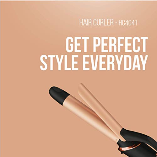 Havells HC4041 25mm Hair Curler for Long-Lasting Curls (Black) - Image 4