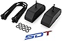 STREET DIRT TRACK 3.5' Front Leveling Lift Kit - Front Lift Steel Blocks + Round Bend U-Bolts Fits 1980-2004 Ford F-250, F-350 Super Duty and 1999-2004 Ford Excursion 4WD