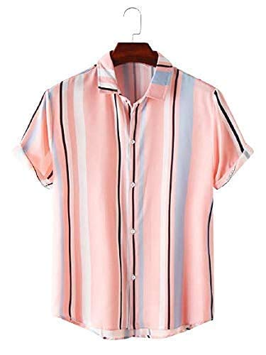 FAN Fashion Nut Men's Cotton Digital Printed Half Sleeve Shirt