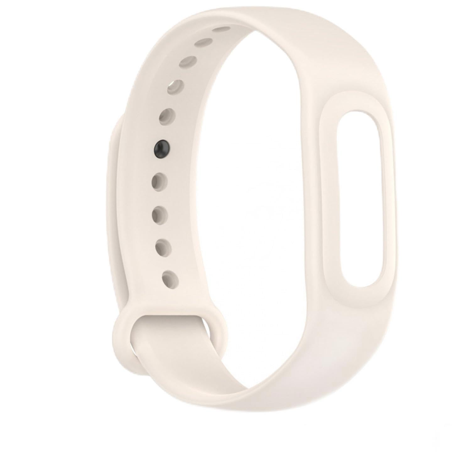 ByteCraft Band for Google Fitbit Air, Breathable Replacement Sport Strap with Classic Buckle, Water & Sweat Resistant, Adjustable Replacement Strap for Google Fitbit Air Fitness Tracker (1, White)