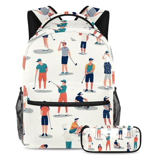 Cartables de grande capacité lot de 2 avec trousse ergonomique pour ranger tout le nécessaire