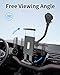 APPS2Car iPad Car Mount, 360 Degree Rotation, Suction Cup, Compatible with 9.7-10.5 Inch Tablets and Phones