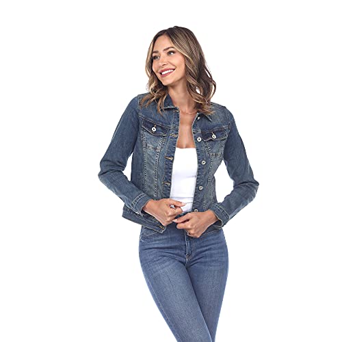 white mark Women's Classic Denim Jacket