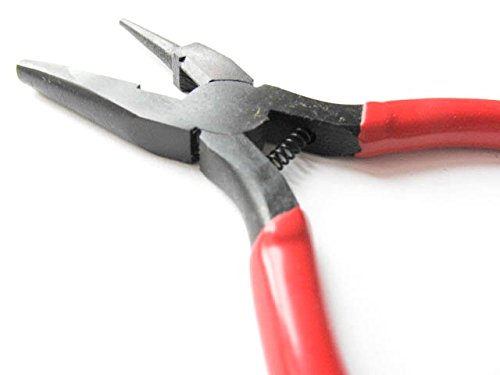 Concave Convex Loop Pliers Eyelets Round Jewelry Bending Miniblings 12Cm Red - Image 4