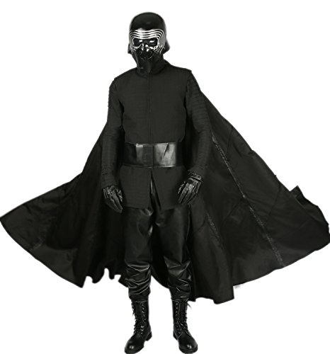 Xcoser Adult Kylo Ren Hooded Cloak & Scarf & Gloves Outfit Costume For Halloween Cosplay S #TOP27