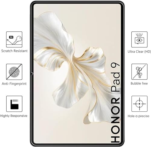 Image of Tempered glass Screen Protector for Honor Pad 9 12.1 inch Premium Tempered Glass Screen Protector for Honor Pad 9 12.1 inch-Pack of 1