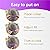 Cat Flea Treatment - Pack of 2 Adjustable Flea Collars - 8 Months Protection - Flea and Tick Treatment for Cats - Waterproof Flea, Lice, and Tick Control for Cats - Purple - Toldi