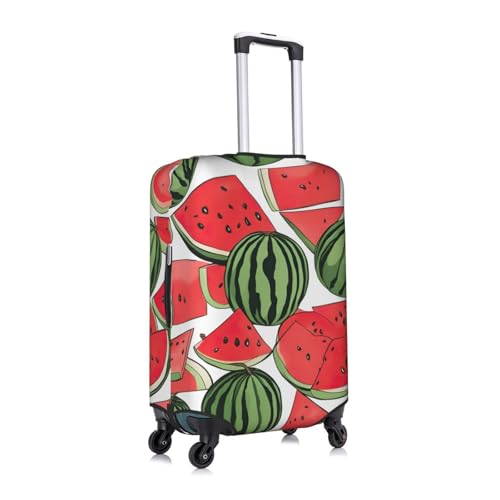 Red Watermelon Tsa Approved Luggage Cover For 18-32 Inch Suitcases Scratch-Resistant Stretch Luggage Cover3