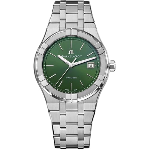 MAURICE LACROIX Reloj de cuarzo Aikon AI1108-SS002-630-1 para hombre, Pulsera