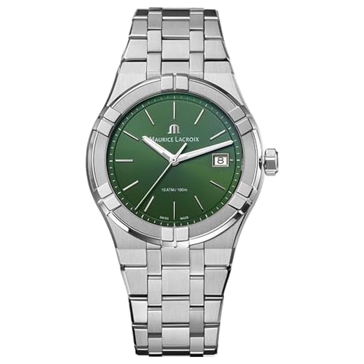 MAURICE LACROIX Reloj de cuarzo Aikon AI1108-SS002-630-1 para hombre, Pulsera