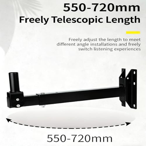 Soporte de pared para altavoz ajustable con mejora de sonido acústico 2