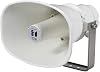 TOA IP-A1SC15 IP Paging Horn Speaker, Maximum Sound Pressure Level is 124dB at 15W Powered with PoE, Individual Volume Level Adjustment for Each Audio Source