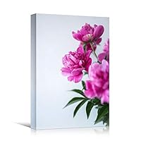Canvas Wall Art Pink Arrangement Bouquet Expressive Floral Multicolor Photography Romantics - 12x18 inches
