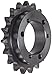 Browning H50SH19 Roller Chain Sprocket, Single Strand, Q-D, Bushed, Hardened Steel, 50 Pitch, 19 Teeth