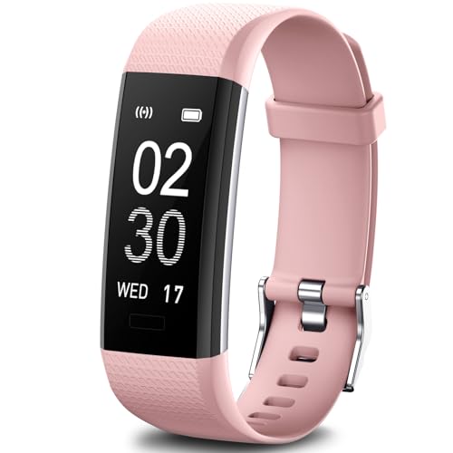 Runlio Fitness Tracker with Heart Rate Monitor,Sleep Monitor with 14 Sports Mode,Activity Tracker with Step and Calories Counter,IP67 Waterproof with Stopwatch for Kids,Women and Men,Pink Runlio Fitness Tracker with Heart Rate Monitor,Sleep Monitor with 14 Sports Mode,Activity Tracker with Step and Calories Counter,IP67 Waterproof with Stopwatch for Kids,Women and Men,Pink