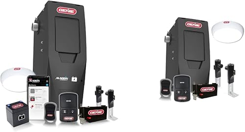 Genie B6172H - Abridor inteligente de puerta de garaje para montaje en pared, motor de corriente continua que levanta hasta 14 pies de alto, 850