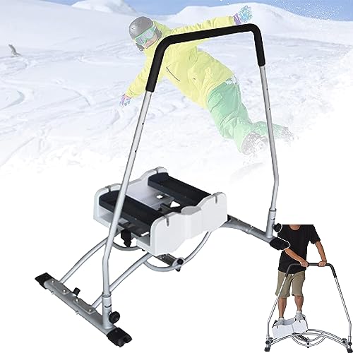 SKVLF Skisimulator, Indoor-Ski-Trainingsgerät, Indoor-Anfänger-Fitnessstudio, Taillenkrafttraining, Heimtrainingsgerät