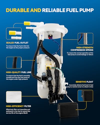 Image of PHILTOP Electric Fuel Pump Assembly FG1940 Fit for Cadillac CTS