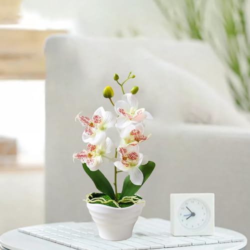 Orchidée artificielle phalaenopsis pour décoration de table basse