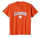 Kids Clemson Tigers Kids Arch Over Orange Officially Licensed T-Shirt