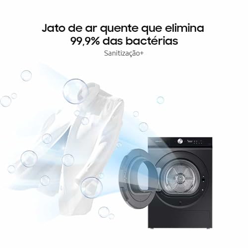 Secadora Heatpump Samsung Bespoke AI LaundryDV20B 20kg Black 220V