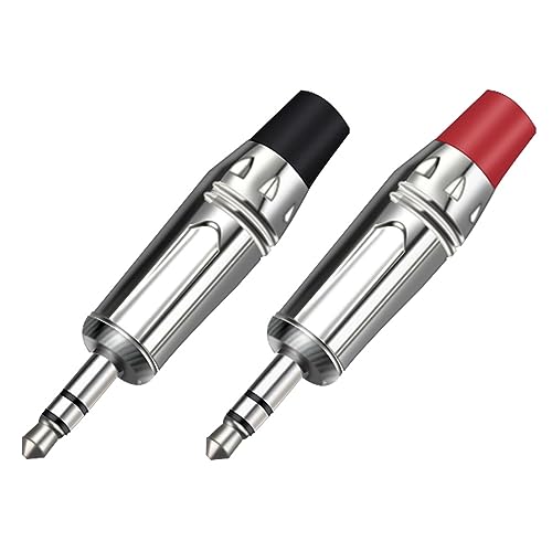 Fiche jack 3.5mm mâle à souder stéréo 3 pôles nickel connecteur câble casque audio DIY