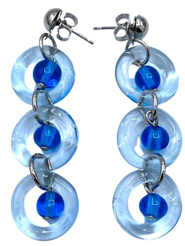 Boucles d'oreilles longues Antica Murrina en verre pour sublimer vos tenues de soirée