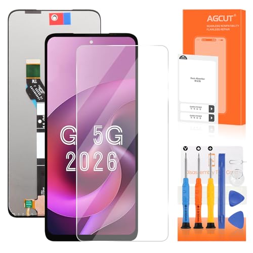 Image of AGCUT for Moto G 5G 2026 Screen Replacement for Moto G 5G 2026 LCD Display XT2613-1 XT2613-2 XT2613V LCD Digitizer Touch Screen Assembly Repair Kits