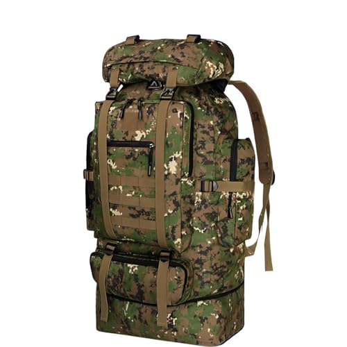 MOCHILA MILITAR CAMPING 100 LITROS CAMUFLADA TATICA GIGANTE BOLSA 100L REFORCADA VIAGEM TRILHA ACAMPAMENTO IMPERMEAVEL