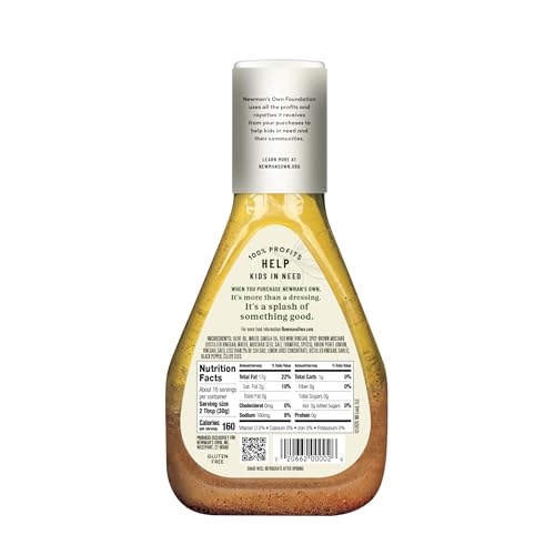 Image of Newmans Own, Dressing Olive Oil And Vinegar, 16 Fl Oz