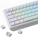 キーキャップ 白 Womier 113キーキーキャップ pbt 光透過 OEM プロファイル Cherry Gateron MX スイッチ メカニカル キーボード用カスタム キーキャップ