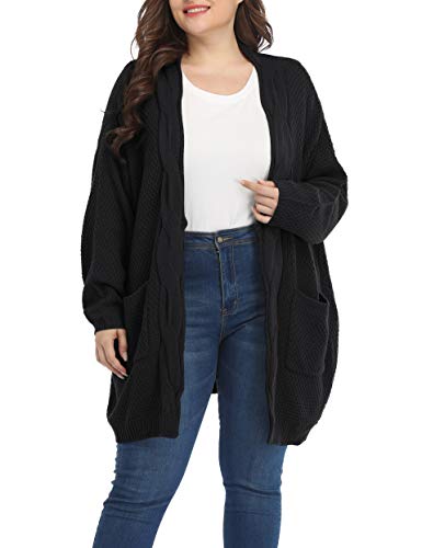 Shiaili Classic Plus Size Sweaters for Women Oversized Long Cardigans2
