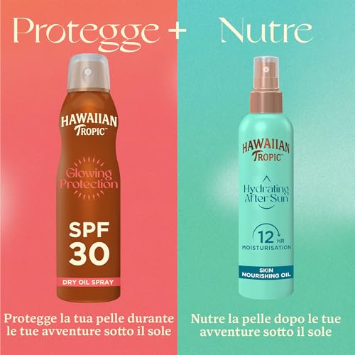 Hawaiian Tropic Glowing Protection Olio Secco Spray SPF 30 180 ml