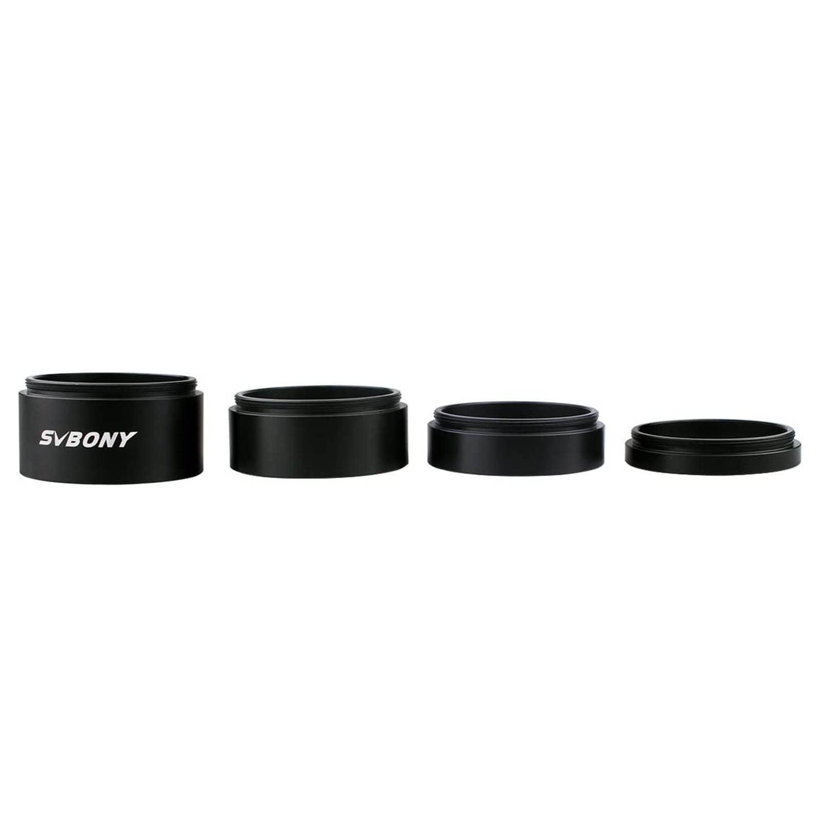 Svbony Adaptateur Telescope Appareil Photo M42 5mm 10mm 15mm 20mm T2 Tube D'extension de Télescope Adaptateur pour Allonger la Distance Focale en Astrophotographie