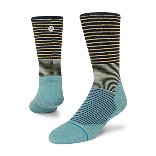 Stance Flounder Crew Socks (Medium, Navy)