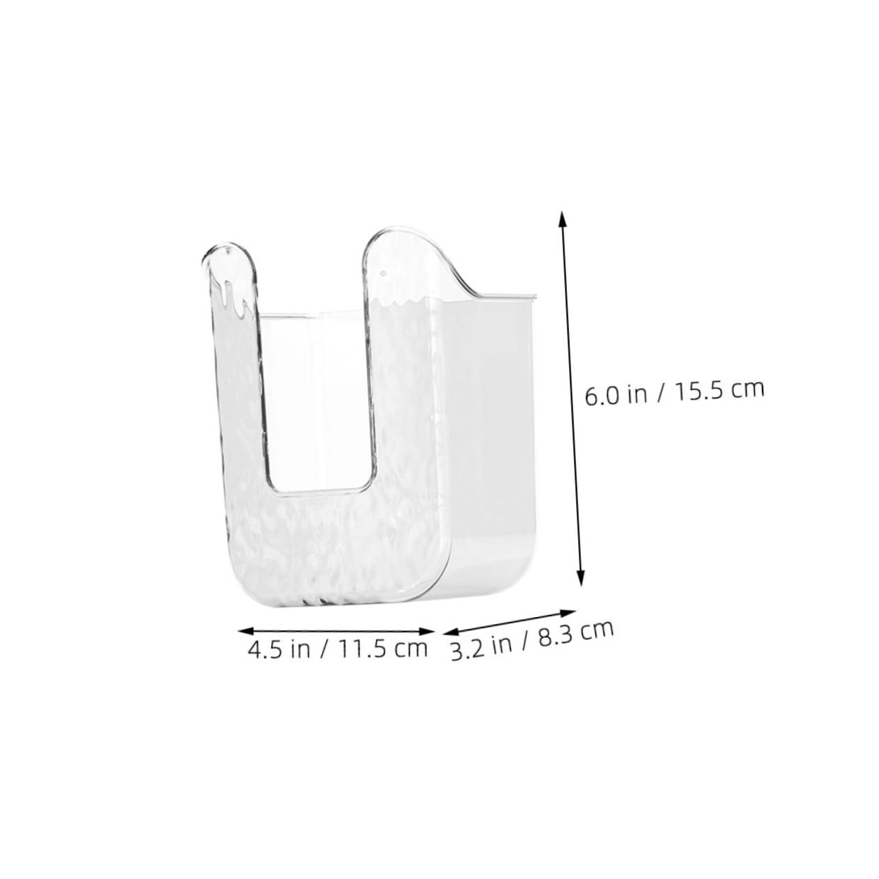 PRETYZOOM 6stücke Teiliges Wandmontiertes Feuchttuch-Dispenser Praktische Aufbewahrungsbox Für Badezimmer Küche Und Einfache Installation Bohren Transparentes Design